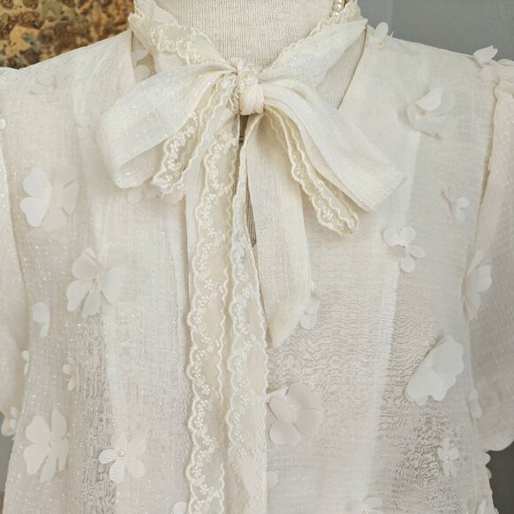 Elegant chiffon blouse - Picture 1 of 10